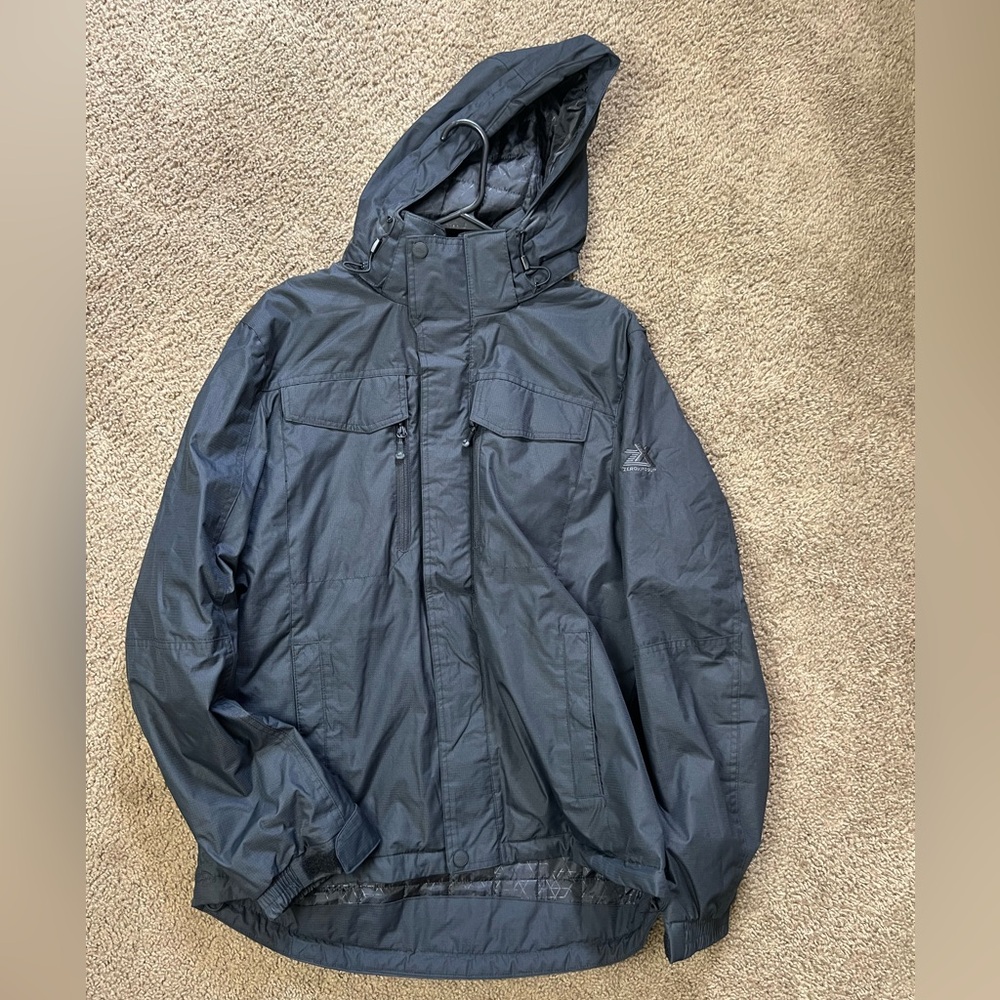 Men’s Large Zeroexposur Insulated Winter Jacket